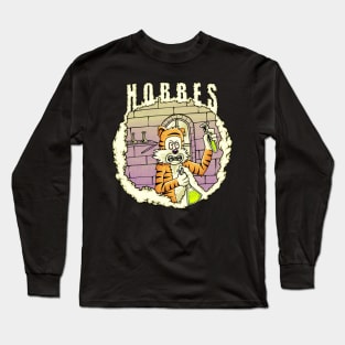 Hobbes scientist Long Sleeve T-Shirt